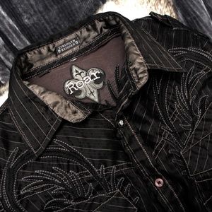Roar Long Sleeve Button Down Shirt